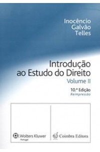 Introdução ao Estudo do Direito - Vol. II